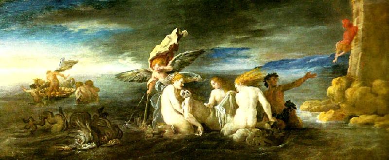 Domenico Fetti hero och leander France oil painting art